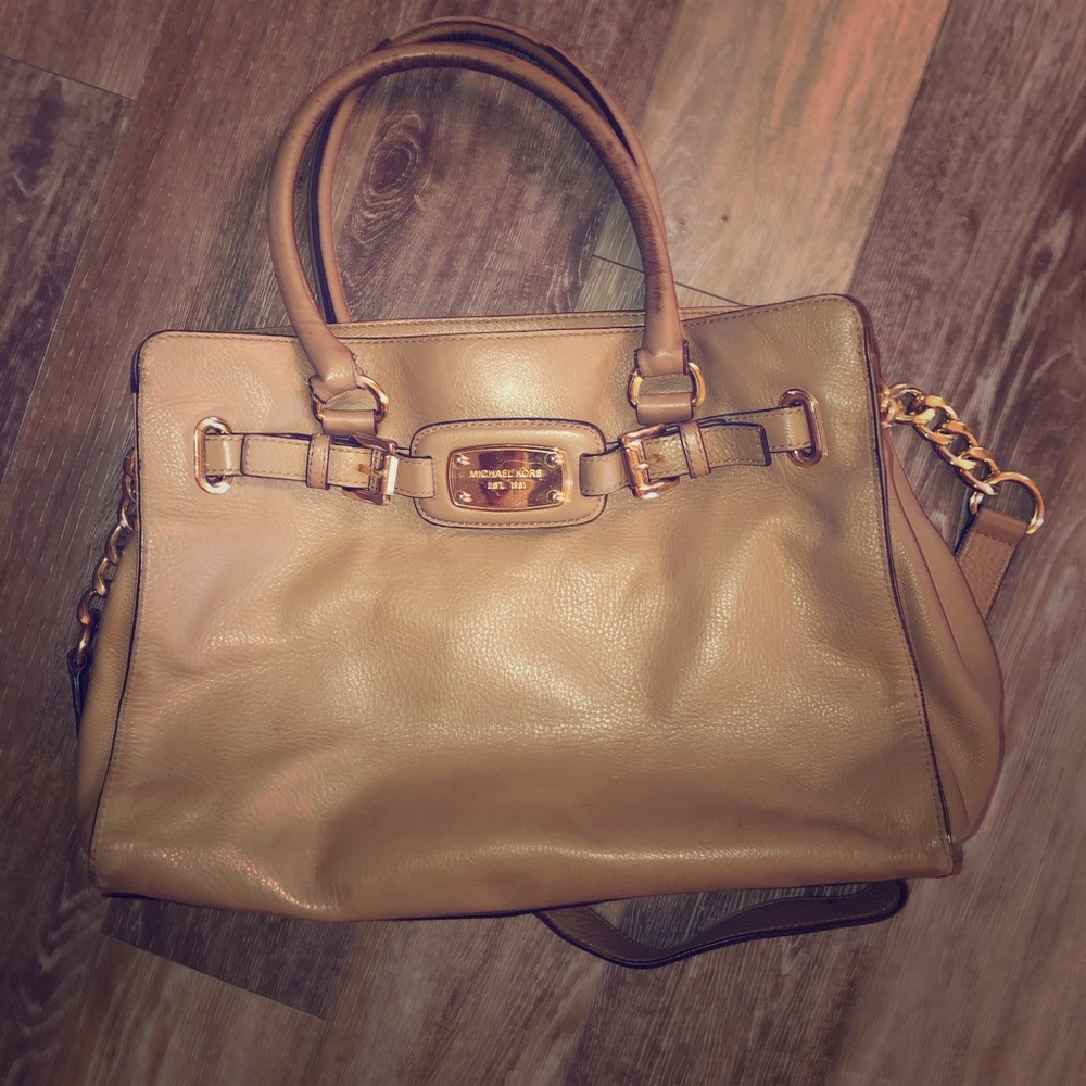 Tan Michael Kors purse